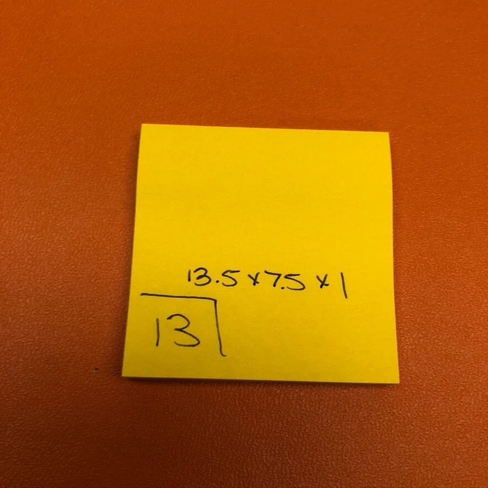 Authentic Hermes Orange Storage Shopping Gift Box Empty 13.5x7.5x1 Small